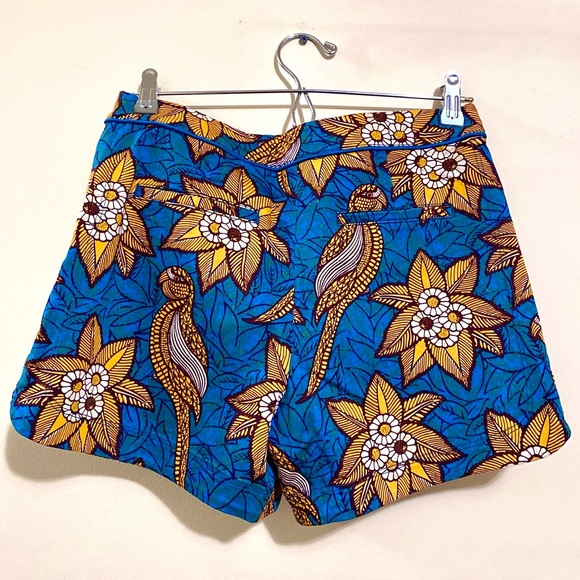 Anthropologie Elevenses Bird of Paradise Batik Hawaiian Shorts - Picture 4 of 6